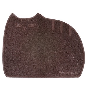 iCAT 아이캣 뚱냥이 모래매트 - 브라운(점보)